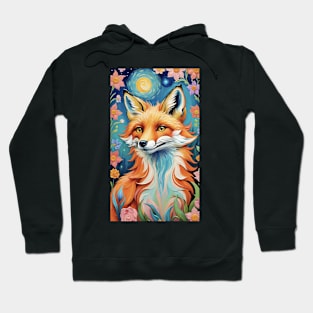 Twilight Whispers: The Fox's Secret Path Hoodie